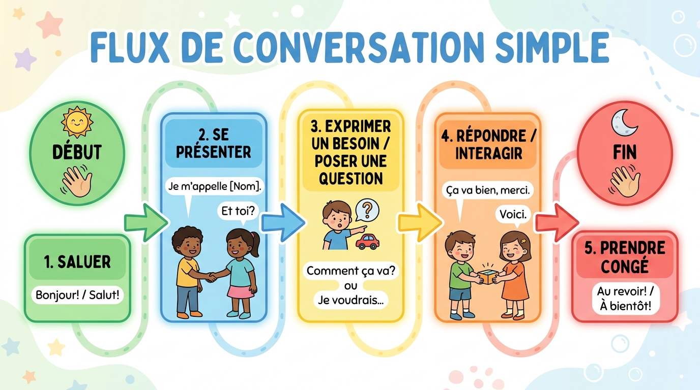 Flux de conversation simple