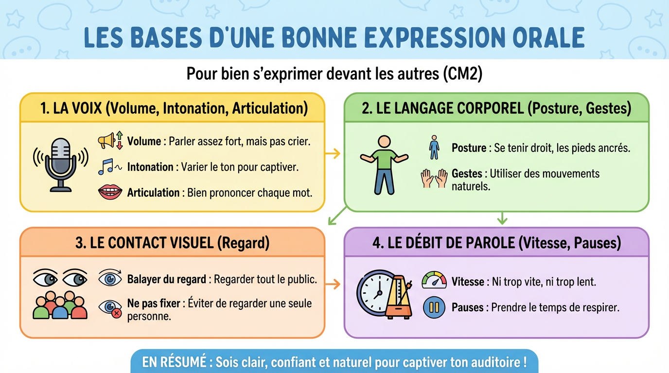 Les bases d'une bonne expression orale