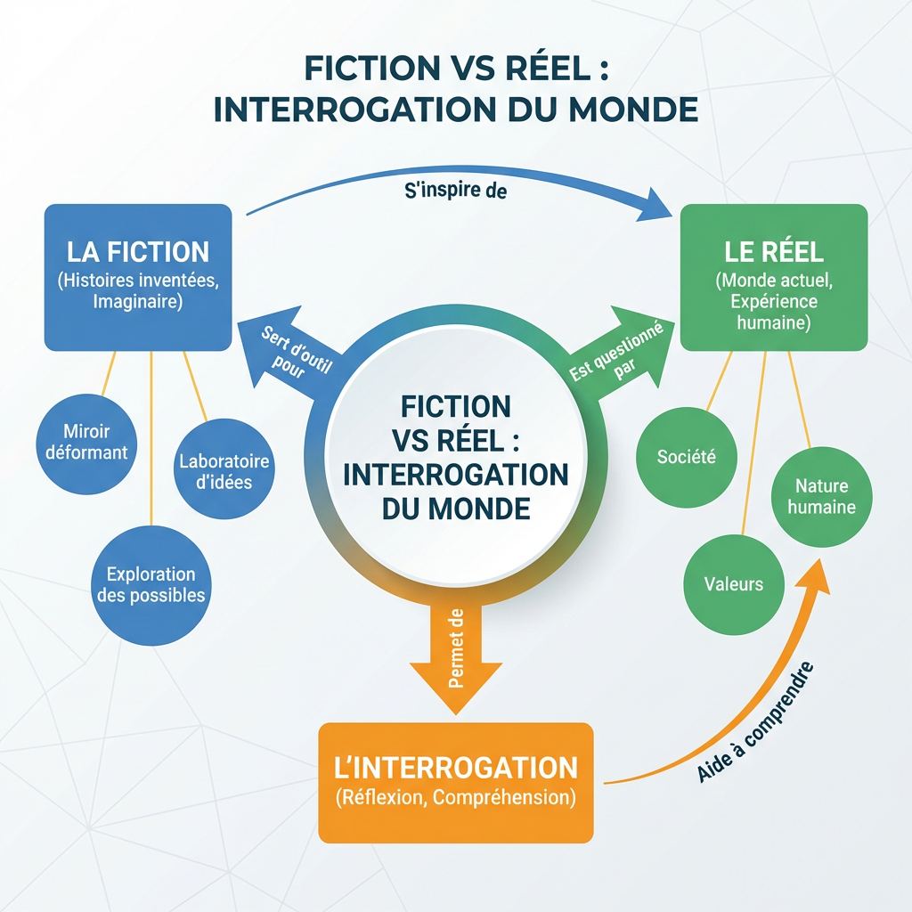 Fiction vs Réel: Interrogation du Monde