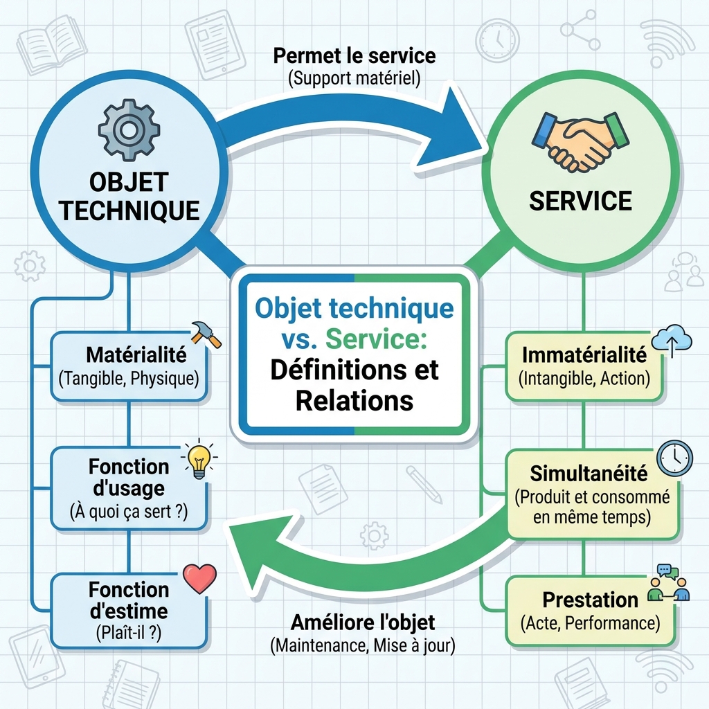 Objet technique vs. Service: Définitions et Relations
